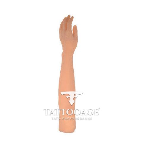 Рука силиконовая целиком (от кисти до верха плеча, левая